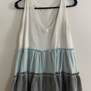 Colorblock Sleeveless Top